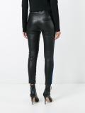 panelled striped trousers