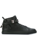 padlock detail hi-top sneakers