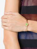 logo disc hinge bracelet