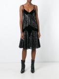 sequin embellished party dress