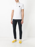 logo patch polo shirt