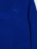 checked elbow patch jumper