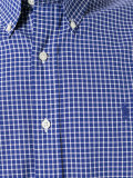 plaid button-down shirt