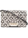 flower embellished crossbody bag