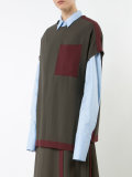 colour block T-shirt 