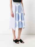 stripe panel skirt 
