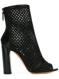 peep toe ankle boots