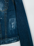 distressed denim jacket