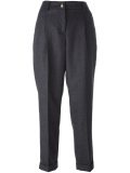 tailored cropped trousers