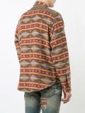 geometric striped shirt