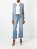 tulle insert cardigan