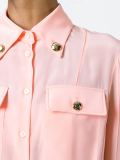 trim detail pocketed shirt