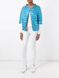 three-quarters sleeve down jacket