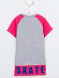 logo print sweatshirt dress