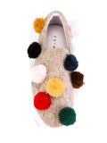 pompom application slippers