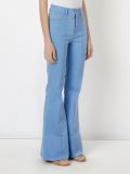 high waist flared jeans