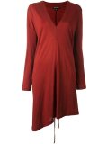 longsleeved v-neck dress
