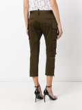 skinny cropped cargo pants