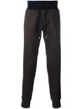 contrast-band track trousers