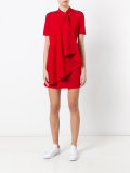flared trim dress