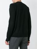 woven crew neck jumper