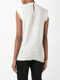 ruched cap sleeve top