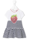 strawberry stripe dress