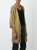 changeant knit cardigan