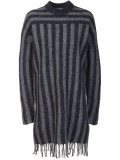 striped knitted dress