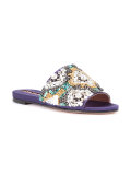 crystal embellished mules 
