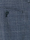 two-piece check suit