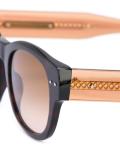 cat eye colour block sunglasses