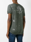 linear print t-shirt