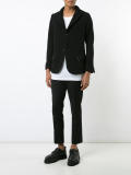 peaked lapels blazer