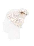 cashmere seed stitch beanie 