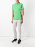 logo patch polo shirt 