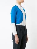 shortsleeved open cardigan