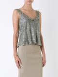 tinsel tulle top