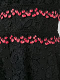 embroidered sweetheart dress