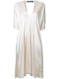 v-neck dress