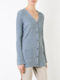 ribbed fitted cardigan