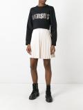 cropped logo print sweatshirt 