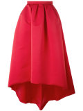 long high-low skirt