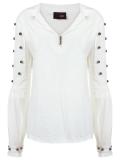 billowing sleeves blouse