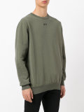 'off' print sweatshirt