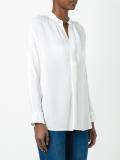 band collar shirt