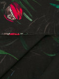 plant print scarf
