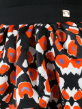 patterned pleated skirt