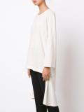 asymmetric longsleeved blouse