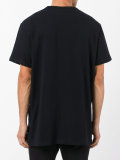 seaming detail printed T-shirt